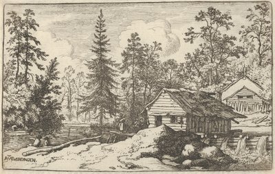 Tekneye Bakan Kadın, 17. yüzyıl. by Allart van Everdingen