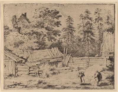 Üç Kulübe by Allart van Everdingen