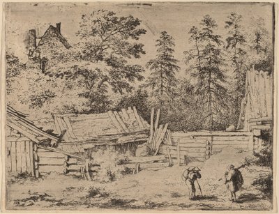 Üç Kulübe by Allart van Everdingen