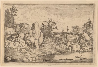 Suda İki Kütük by Allart van Everdingen