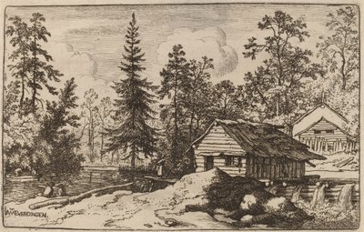 Nehir Manzaralı Kadın Bir Tekneye Bakıyor, muhtemelen c. 16451656. by Allart van Everdingen