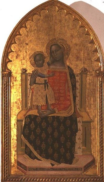 Madonna ve Çocuk Enthroned by Allegretto Nuzi