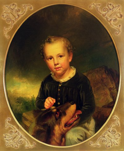 Frederick Kinsman Jr. (tuval üzerine yağlıboya) by Allen Smith
