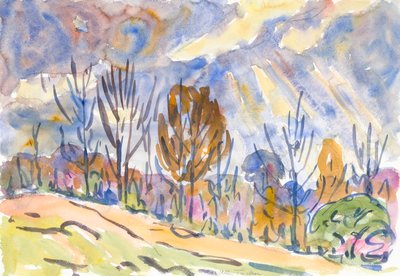 Suluboya numarası 63, Yol, 1930. by Allen Tucker