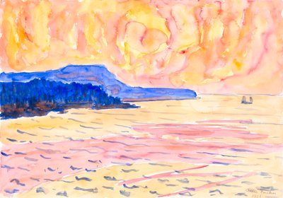 Suluboya numarası 6, Mavi Sahil, 1936. by Allen Tucker