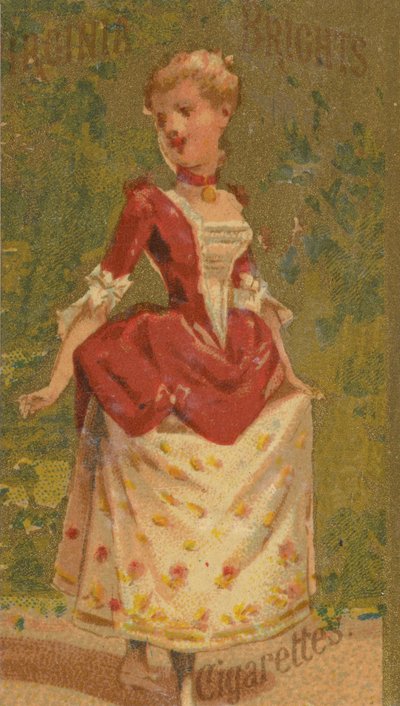 Allen &..., 1886 için Virginia Brights Cigarettes