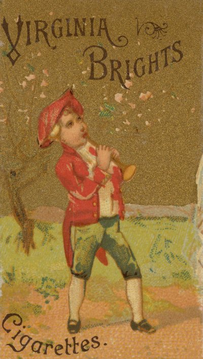 Allen &..., 1886 için Virginia Brights Cigarettes