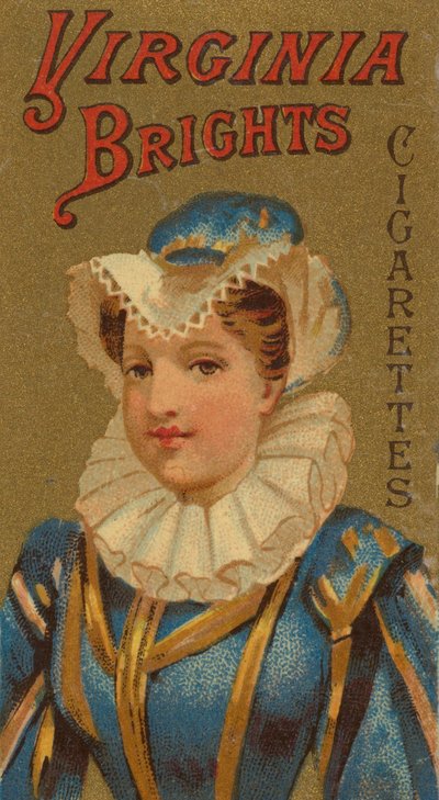 Allen &..., 1886 için Virginia Brights Cigarettes