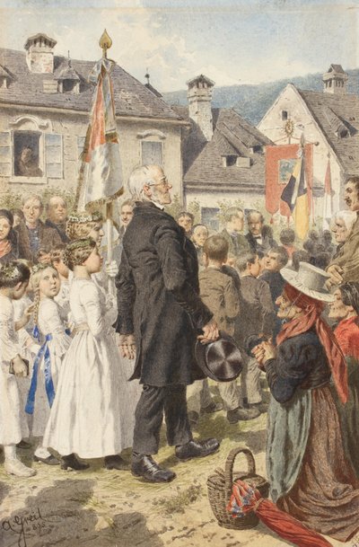 Corpus Christi alayı by Alois Greil
