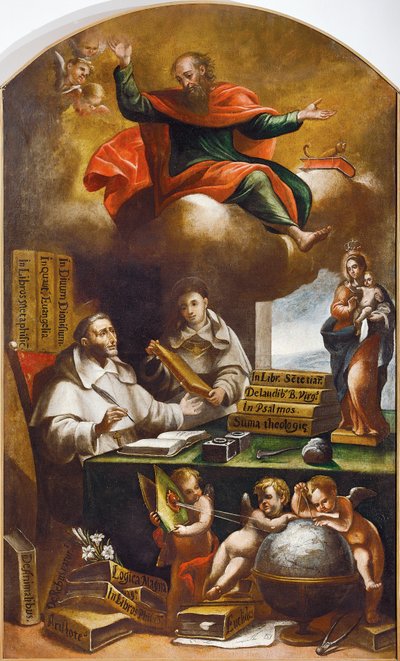 Aziz Paul, Alonso Antonio Villamor (1661-1729) tarafından yazılan Büyük Aziz Albert ve Aquinaslı Aziz Thomas