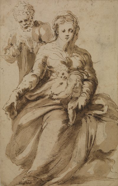 Kutsal Aile, c.1637 by Alonso Berruguete