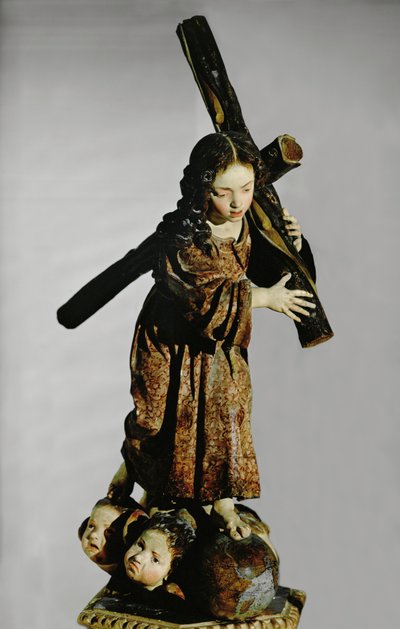 Nino de la Pasion (polikrom ahşap) by Alonso Cano