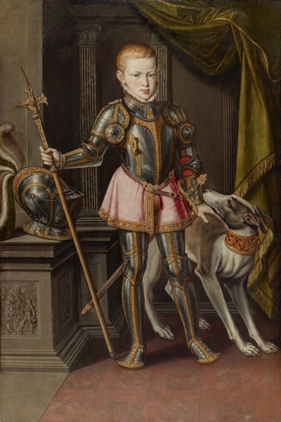 Portekiz Kralı I. Sebastian, yaklaşık 1562 by Alonso Sánchez Coello
