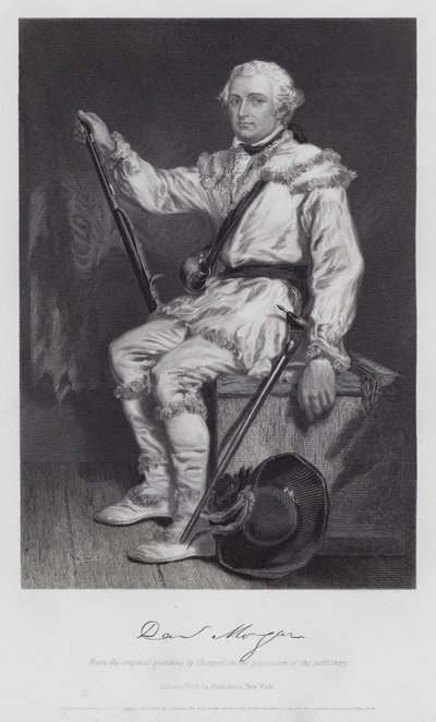 Daniel Morgan (gravür) by Alonzo (after) Chappel