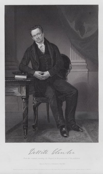De Witt Clinton (gravür) by Alonzo (after) Chappel