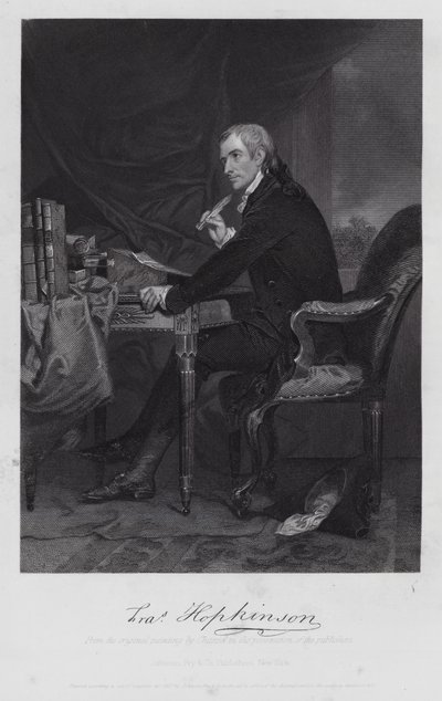 Francis Hopkinson (gravür) by Alonzo (after) Chappel
