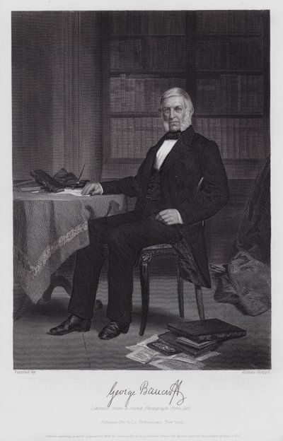 George Bancroft (gravür) by Alonzo (after) Chappel