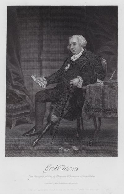 Gouvernour Morris (engraving) by Alonzo (after) Chappel