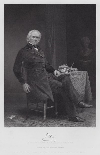 Henry Clay (gravür) by Alonzo (after) Chappel