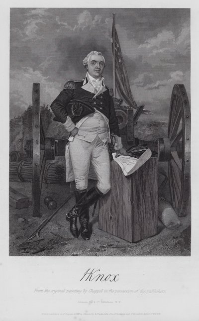 Henry Knox (gravür) by Alonzo (after) Chappel
