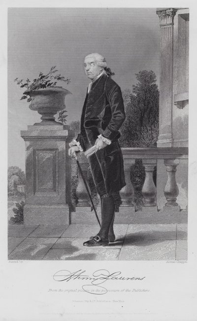 Henry Laurens (gravür) by Alonzo (after) Chappel