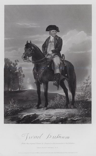 İsrail Putnam (gravür) by Alonzo (after) Chappel