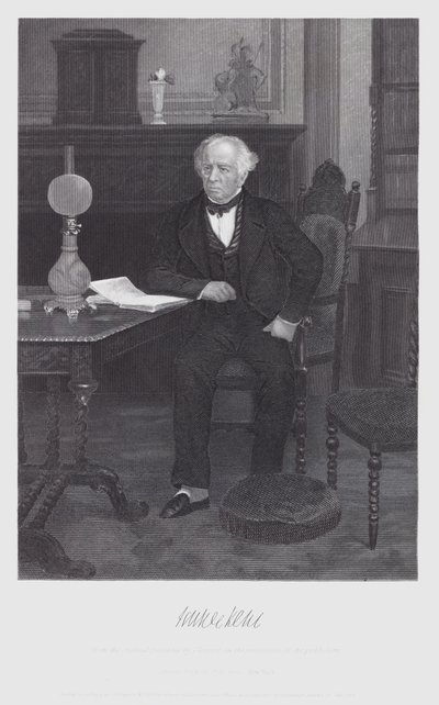 James Kent (gravür) by Alonzo (after) Chappel