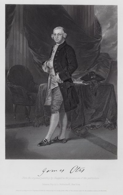 James Otis (gravür) by Alonzo (after) Chappel