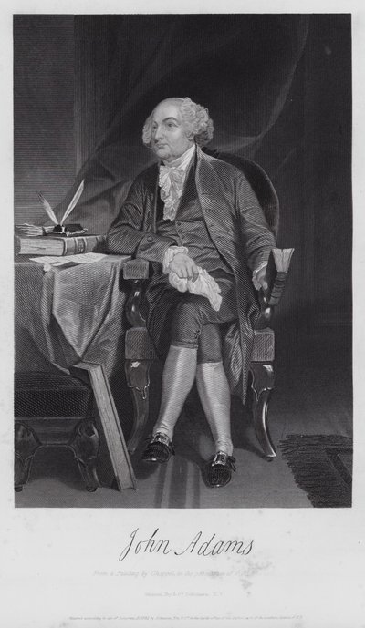 John Adams (gravür) by Alonzo (after) Chappel