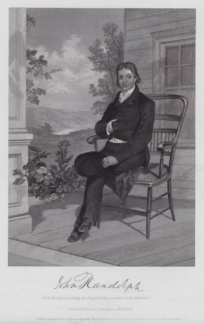 John Randolph (gravür) by Alonzo (after) Chappel