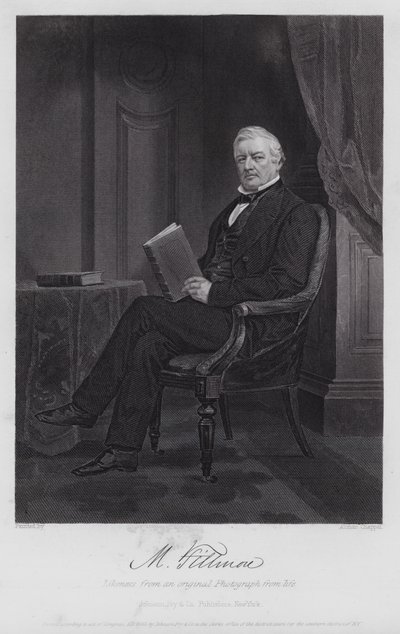 Millard Fillmore (gravür) by Alonzo (after) Chappel