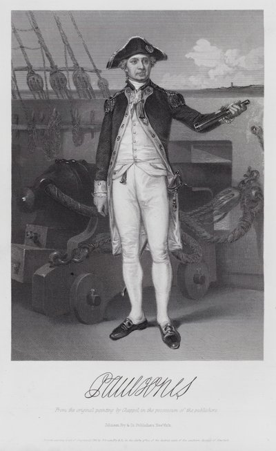 Paul Jones (gravür) by Alonzo (after) Chappel