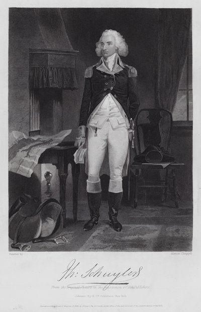 Philip Schuyler (gravür) by Alonzo (after) Chappel