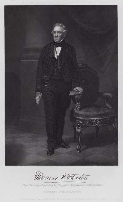 Thomas Hart Benton (gravür) by Alonzo (after) Chappel