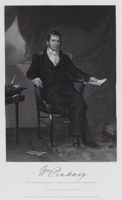 William Pinkney (gravür) by Alonzo (after) Chappel
