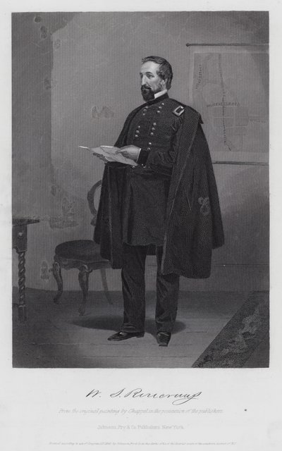 William Stark Rosecrans (gravür) by Alonzo (after) Chappel
