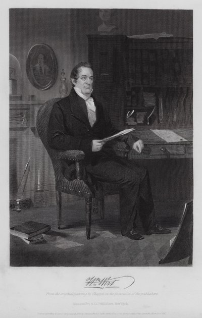 William Wirt (gravür) by Alonzo (after) Chappel