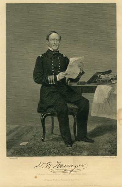 "Amiral David Farragut" (Birlik) by Alonzo Chappel