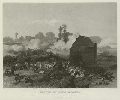 Long Island Savaşı, 1776 by Alonzo Chappel