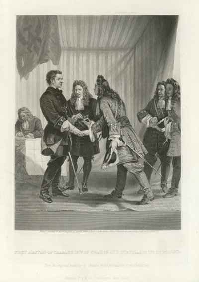 İsveçli Charles ve Stanislau by Alonzo Chappel