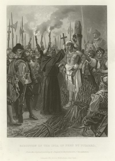 Execution of the Inca  by Alonzo Chappel
