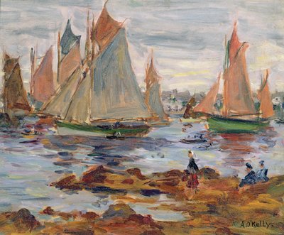 Concarneau'daki Liman by Aloysius C. O