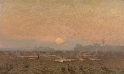 Kempen'de Gün Doğumu (tuval üzerine yağlıboya) by Alphonse Asselbergs