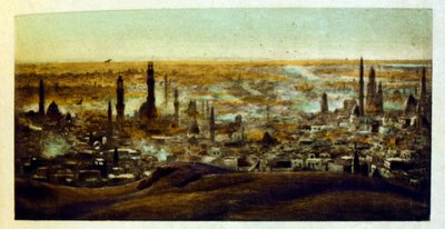 Arap yaşamının 'Serap' Sahnelerinden Dinet'in illüstrasyonu. 1906. Seraplar, Scénes De La Vie Arab, Etienne Dinet tarafından, Silman Ben Ibrahim Bamer'in yorumuyla resimlendi. Nasreddine Dinet, Alphonse-Étienne Dinet olarak doğdu; (1861-192 by Alphonse Etienne Dinet