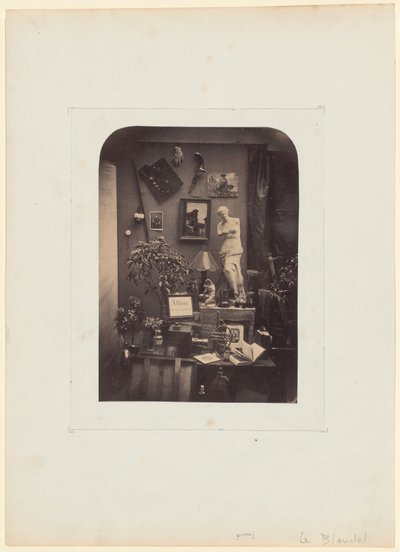 Atölye dekoru, natürmort by Alphonse Le Blondel