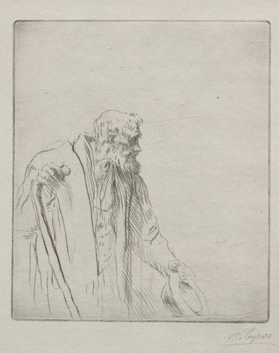 Bir Dilenci. by Alphonse Legros