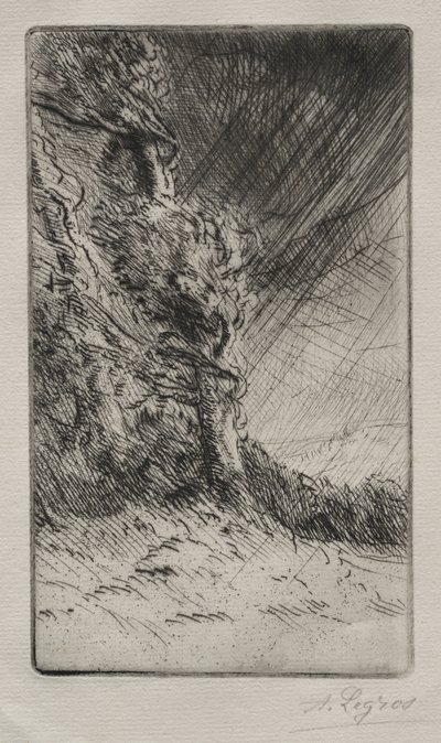 Bir Rüzgar Rüzgarı. by Alphonse Legros