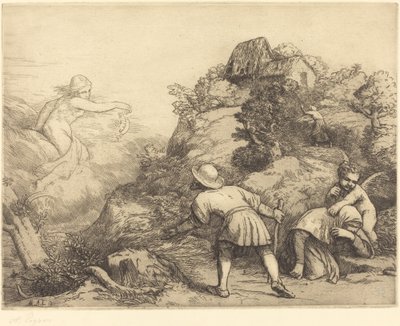 Köylü ve Servet Alegorisi Köylü ve Servet: Alegorik Konu. by Alphonse Legros