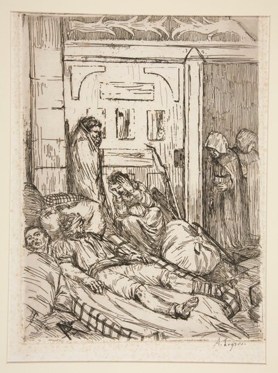 Ambulans by Alphonse Legros