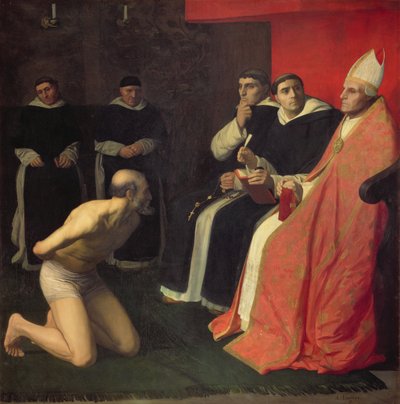 Saygıdeğer Bir Tövbekar, c.1868 by Alphonse Legros
